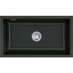 Zlew SystemCeram MERA 80-F/O NIGRA 87 (czarny mat) (51700187)