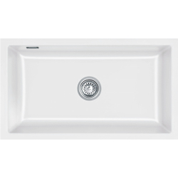 Zlew SystemCeram MERA 80-U POLAR 13 (biały mat) (53700113)