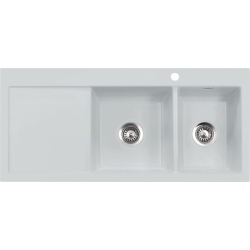 Zlew SystemCeram MERA DOUBLE | komora PRAWA | ALU 76 (50780176)