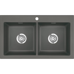 Zlew SystemCeram MERA TWIN LAVA 80 (50620180)