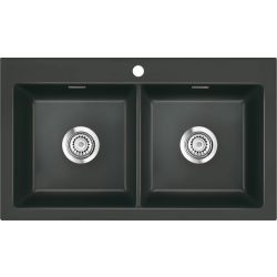 Zlew SystemCeram MERA TWIN SCHIEFER 85 (50620185)