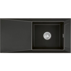 Zlew SystemCeram SIRO 100 NERO 68 (czarny połysk) (50800168)