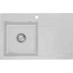 Zlew SystemCeram STEMA 80 | komora LEWA | ALU 76 (50550176)
