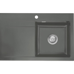 Zlew SystemCeram STEMA 80 | komora PRAWA | LAVA 80 (50540180)