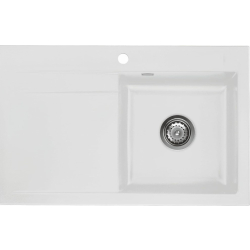 Zlew SystemCeram STEMA 80 | komora PRAWA | SATIN 20 (50540120)