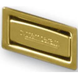 Blaszka przelewu SystemCeram PROSTOKĄTNA MATTGOLD (złoty mat) do zlewozmywaków SystemCeram (SYS-624)