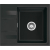 Zlew SystemCeram GENEA 60 NIGRA 87 (czarny mat) (50970187)