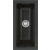 Zlew SystemCeram MERA 16-U NIGRA 87 (czarny mat) (53460187)