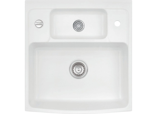 Zlew SystemCeram CENTRA 60 POLAR 13 (biały mat) (50930213)