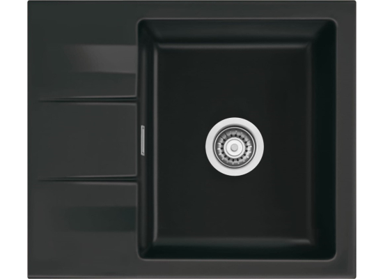 Zlew SystemCeram GENEA 60 NIGRA 87 (czarny mat) (50970187)