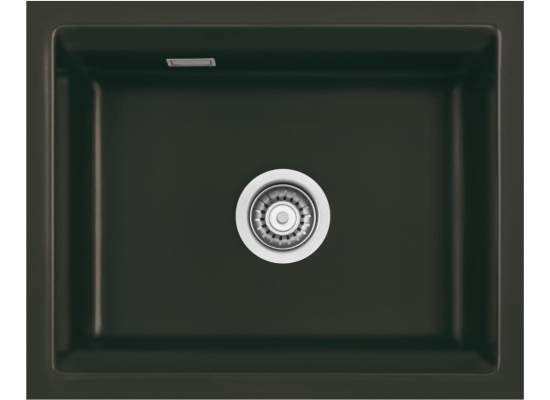 Zlew SystemCeram KARA 51-F/O NIGRA 87 (czarny mat) (51030187)