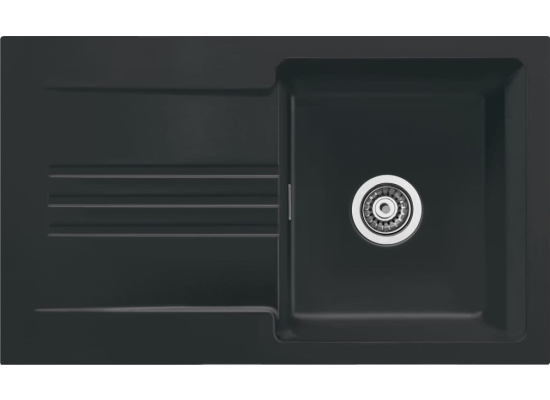 Zlew SystemCeram KARA 85 NIGRA 87 (czarny mat) (50000187)