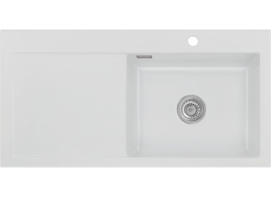 Zlew SystemCeram MERA 100SL | komora PRAWA | SATIN 20 (50640120)