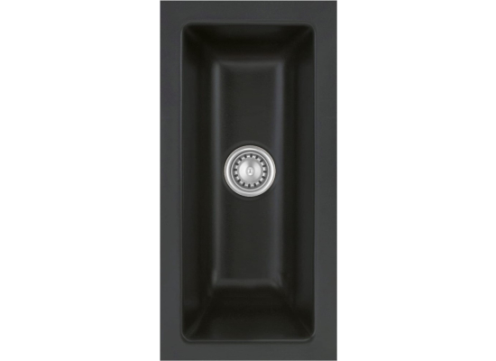 Zlew SystemCeram MERA 16-U NIGRA 87 (czarny mat) (53460187)