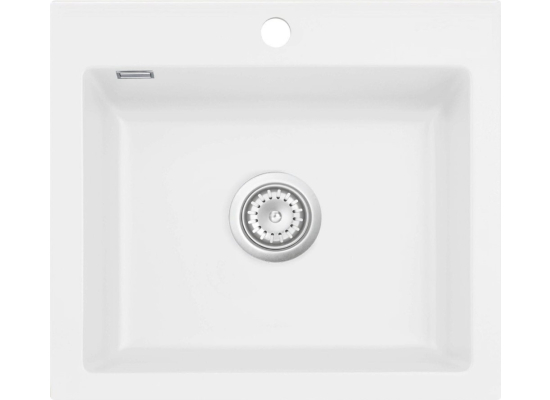 __WYSYŁKA 24H*__ | Zlew SystemCeram MERA 57 POLAR 13 (biały mat) (50570113)
