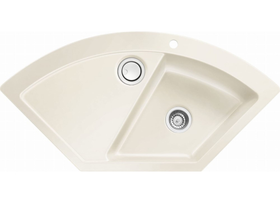 Zlew SystemCeram MERA ECK MAGNOLIE 10 (połysk) (50510110)