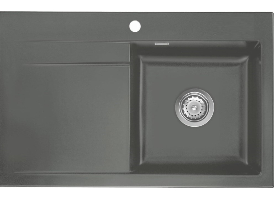 Zlew SystemCeram STEMA 80 | komora PRAWA | LAVA 80 (50540180)