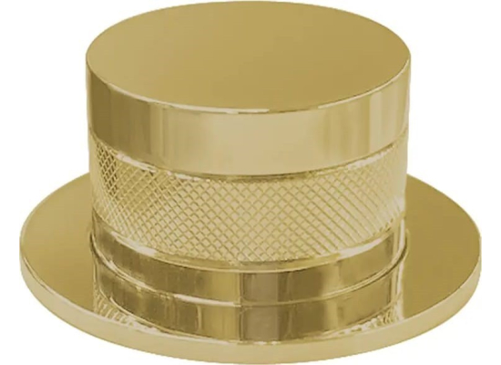 Pokrętło korka automatycznego SystemCeram PUSH POP-UP MATTGOLD (złoty mat) (SYS-876)