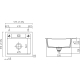 Bateria SystemCeram MOVE CHROM (10071)