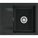 Zlew SystemCeram GENEA 60 NIGRA 87 (czarny mat) (50970187)