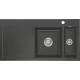 Zlew SystemCeram MERA 100 | komora PRAWA | SCHIEFER 85 (50760185)