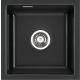 Zlew SystemCeram MERA 46-F/O NERO 68 (czarny połysk) (51560168)