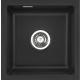 Zlew SystemCeram MERA 46-F/O NIGRA 87 (czarny mat) (51560187)