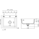 Zlew SystemCeram MERA 39-F/O ALU 76 (51610176)