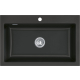 Zlew SystemCeram MERA 80 NIGRA 87 (czarny mat) (50700187)