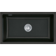Zlew SystemCeram MERA 80-U NIGRA 87 (czarny mat) (53700187)