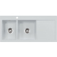 Zlew SystemCeram MERA DOUBLE | komora LEWA | ALU 76 (50790176)