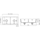 Zlew SystemCeram MERA 80-U SATIN 20 (53700120)