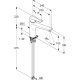 Zlew SystemCeram STEMA 90 | komora LEWA | MAGNOLIE 10 (połysk) (50530110)