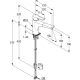 Zlew SystemCeram STEMA 90 | komora LEWA | NIGRA 87 (czarny mat) (50530187)