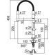 Zlew SystemCeram STEMA 90 | komora LEWA | POLAR 13 (biały mat) (50530113)
