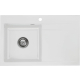 Zlew SystemCeram STEMA 80 | komora LEWA | SATIN 20 (50550120)