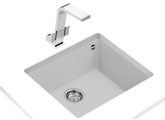 __WYSYŁKA 24H__ | Zlew TEKA SQUARE 50.40 TG ARTIC WHITE | biały arktyczny (115230024)