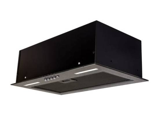 _wysyłka 24h*_ Okap do zabudowy VDB BOX-S 60 GLASS BLACK (szkło czarne) | 420 m3/h