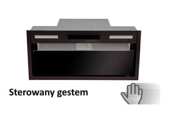 _wysyłka 24h*_ Okap do zabudowy VDB FLAT GEST 60 BLACK | 585 m3/h