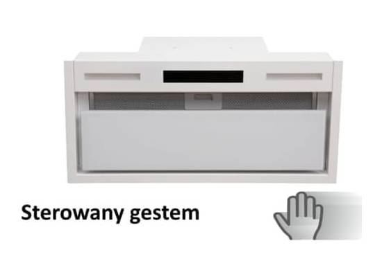 _wysyłka 24h*_ Okap do zabudowy VDB FLAT GEST 60 WHITE | 585 m3/h