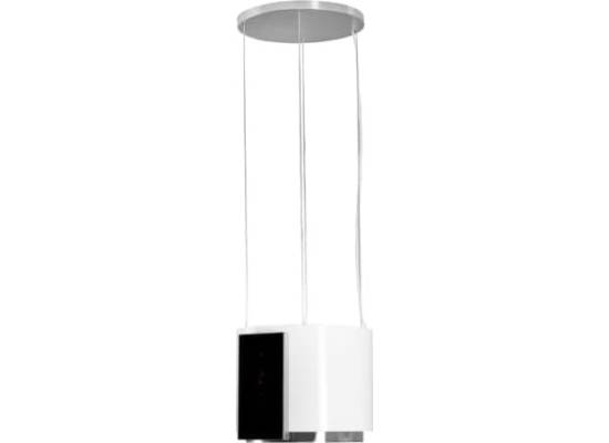 Okap wyspowy VDB ISLA GLASS WHITE