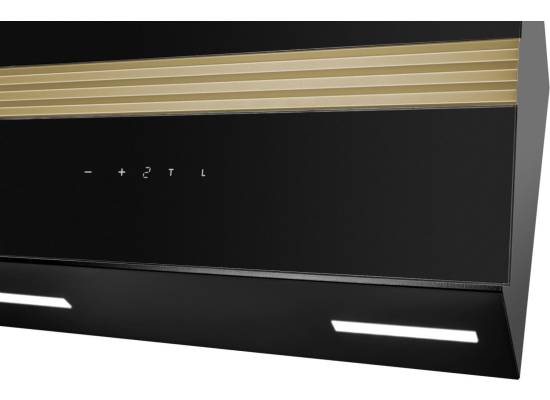 _wysyłka 24h*_ Okap przyścienny VDB TRIM 60 BLACK/GOLD TOUCH