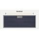 _wysyłka 24h*_ Okap do zabudowy VDB BOX-MAX 60 WHITE (szkło białe) | 645 m3/h