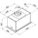 _wysyłka 24h*_ Okap do zabudowy VDB NOVA BOX GLASS 60 H2H BLACK