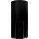 Okap wyspowy VDB TUBE GLASS ISLA BLACK