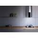 Okap wyspowy VDB TUBE GLASS ISLA INOX