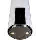 Okap wyspowy VDB TUBE GLASS ISLA WHITE